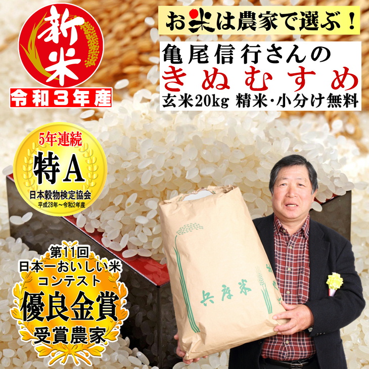 トレンド 玄米 20kg 送料無料 国内産 農家直送米 玄米色彩選別済み